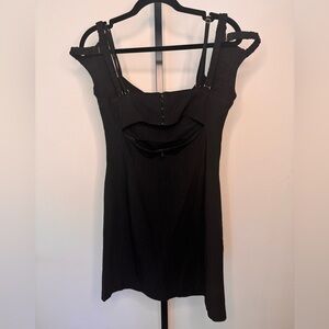 Jacquemus Cutout Woven Mini Dress